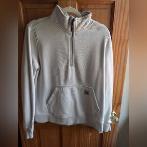 Women's off-white Carhartt zip sweater